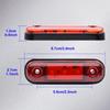 LED Side Marker Light 3-LED Truck Position Lamp 12V 24V