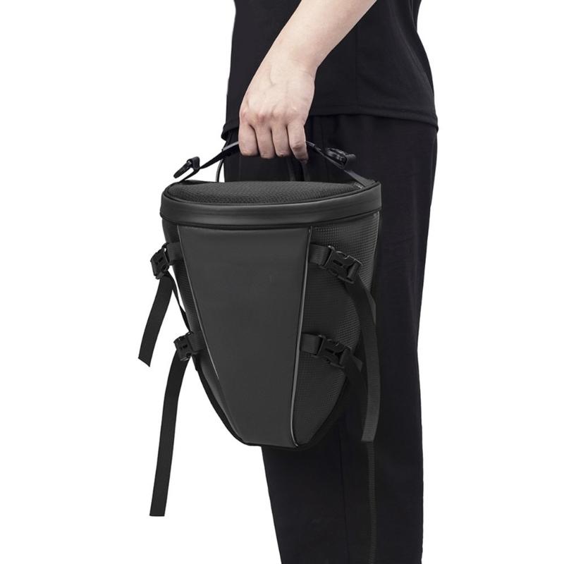 Waterproof Motorcycle Riding Pack Multiuse Tail Bag Helmets Gear Organized Storage Backpack with Spacious Compartments
