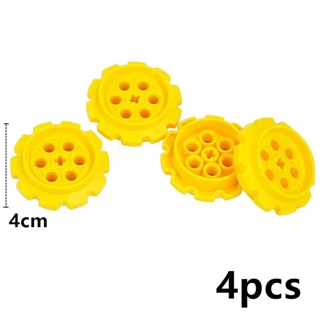 Technical Parts Building Blocks Link Chain Tank Belt Track Wheels Truck Car Gear MOC Bulk Brick Toys 3711 3873 88323 57519 4185