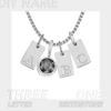 EManco DIY Personalized Initials Customized Name Necklace Glitter Birthstone Pendant Ladies Gifts Dropshipping