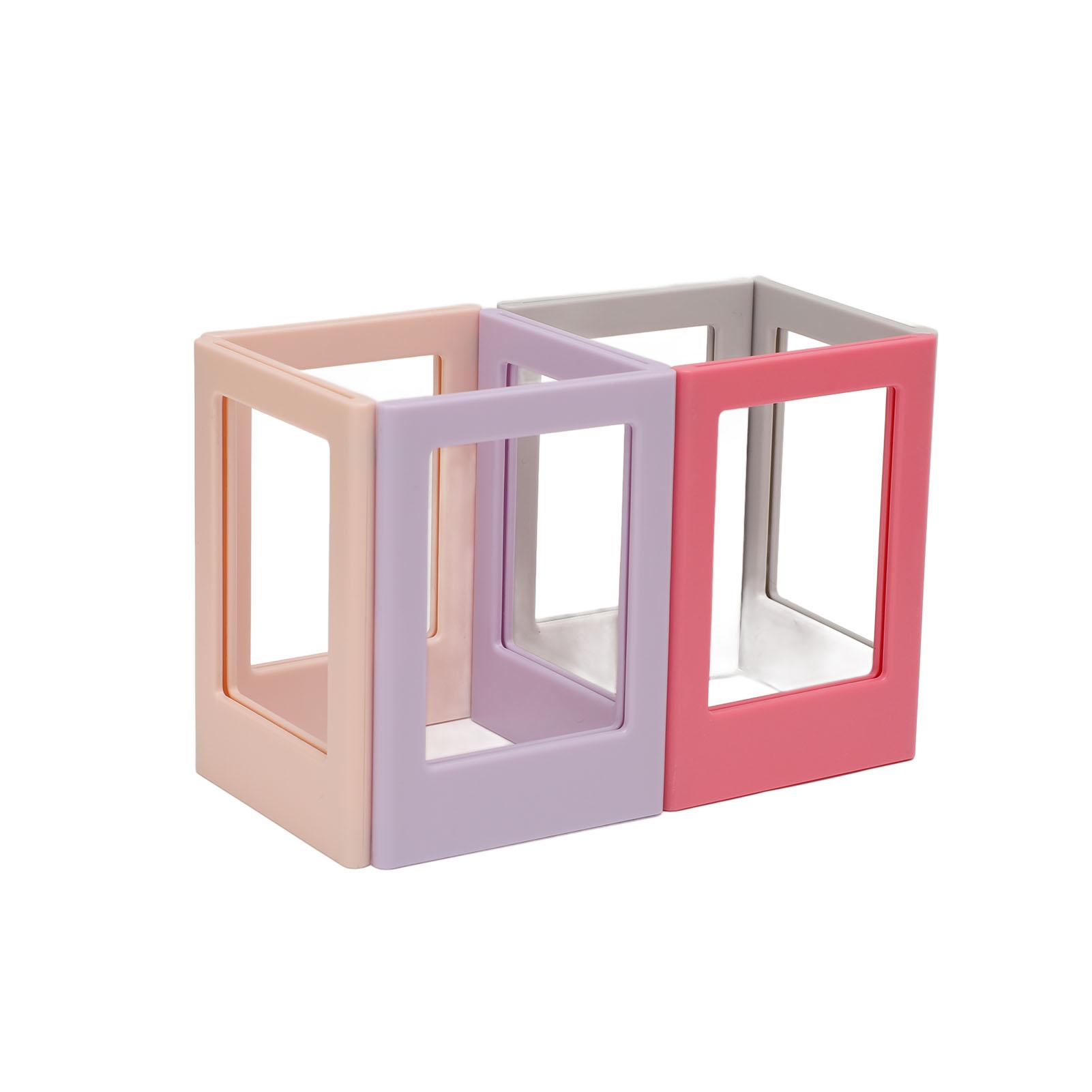 

34 шт. Магнитная фоторамка 3 дюйма Магнетизм с 4 сторон Держатель для фото для холодильника, картотеки разноцветный