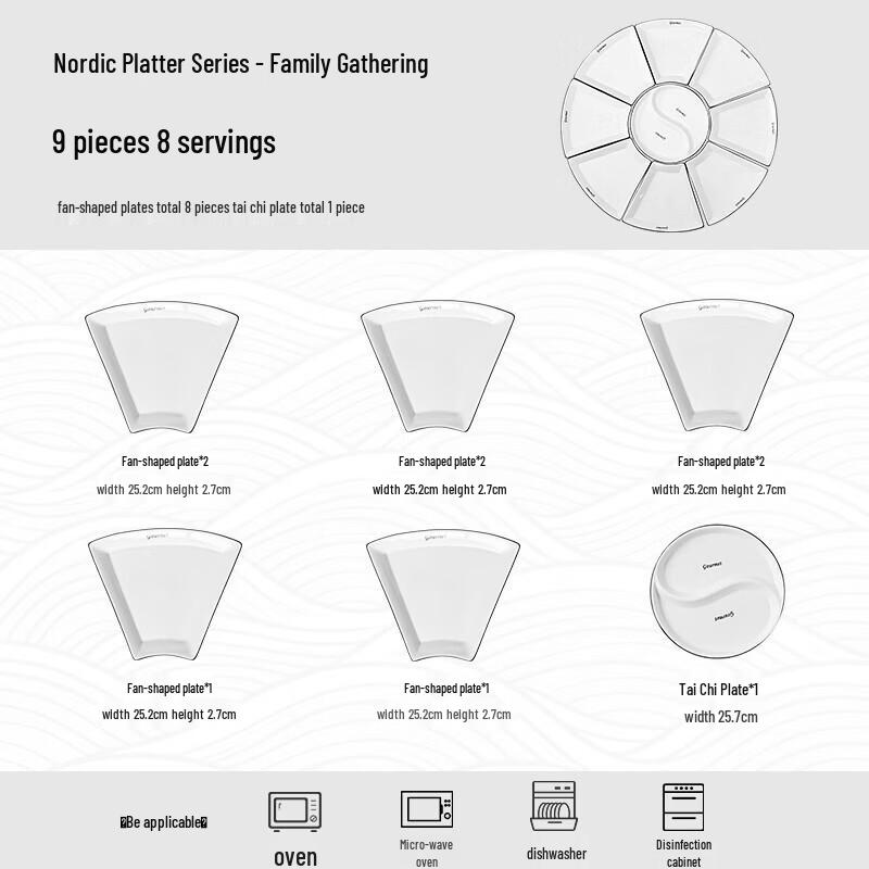 ZISIZ Ceramic Dinnerware Set