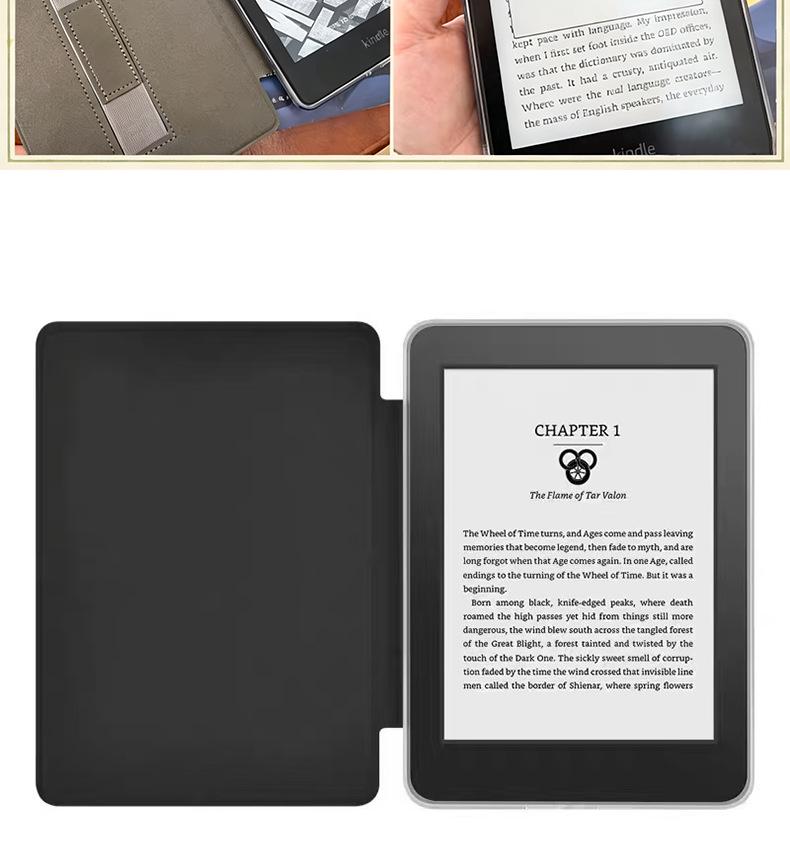 Kindle E-reader Magnetic Detachable Sleep Case for KPW1-6 - Youth Edition Acrylic Handheld for Kobo
