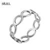 Simple Spinner Round Ring For Men Stress Release Accessory Classic Stainless Steel Wedding Band Casual Sport Jewelry