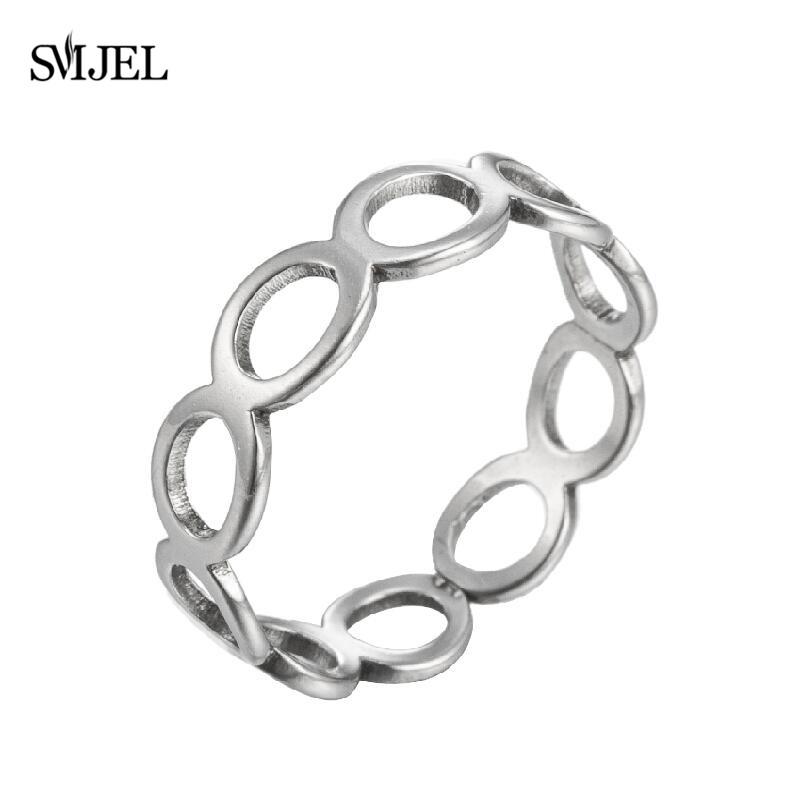 Simple Spinner Round Ring For Men Stress Release Accessory Classic Stainless Steel Wedding Band Casual Sport Jewelry