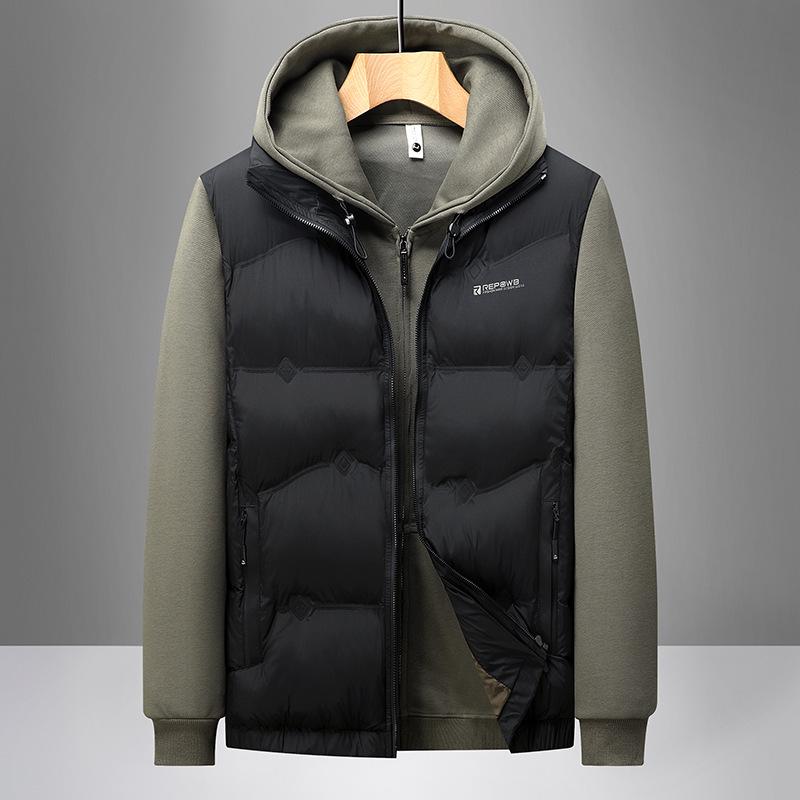 2025 Men's Thickened Warm Winter Cotton Jacket - Casual Cold-Proof Outerwear Vest