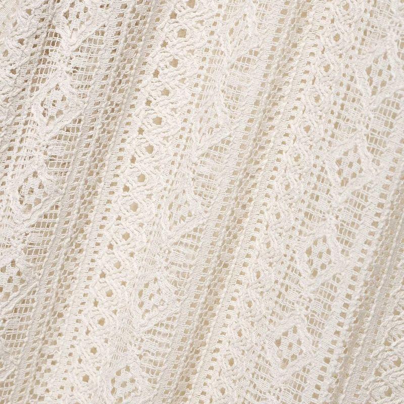 Kaslead New Arrival Women's Clothing Fashion Style Stylish Simple and Versatile Casual Imitation Lace Loose Pants