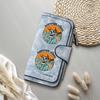Summer Vibes Skull Print Wallet Forever Casual Long Purse for Daily Use