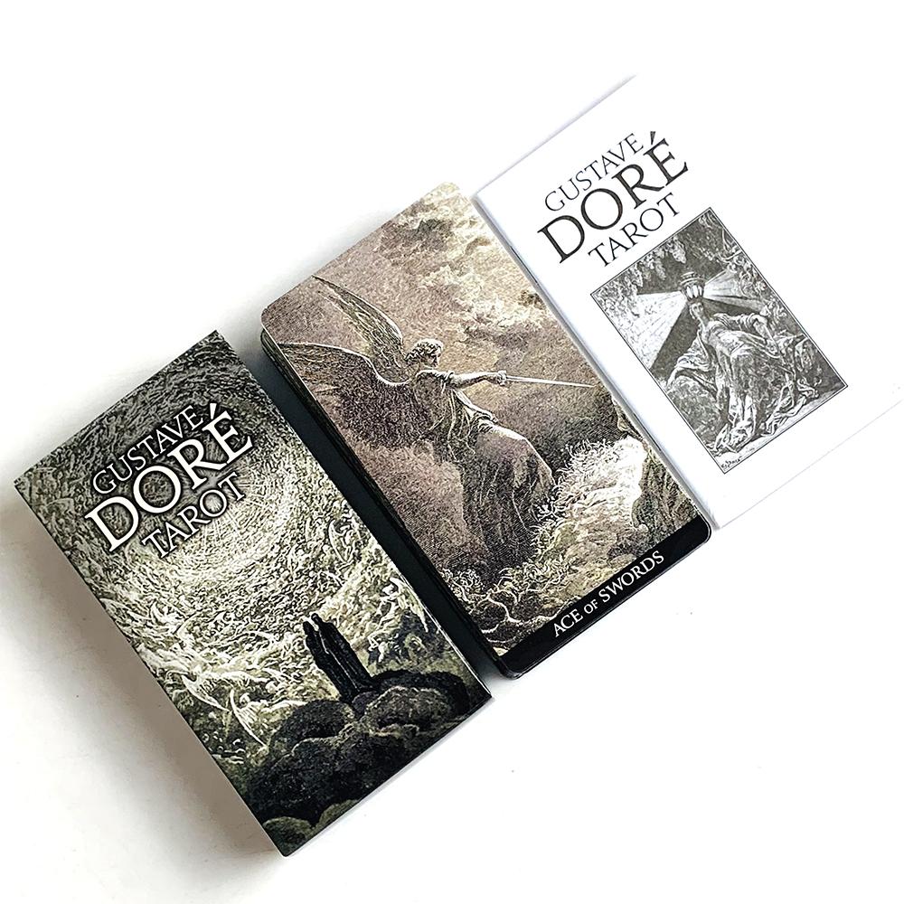 Gustave Dore Tarot Card 78pcs Cards Party Board Games For Family And Friends Entertainment English Version Divination Game Card