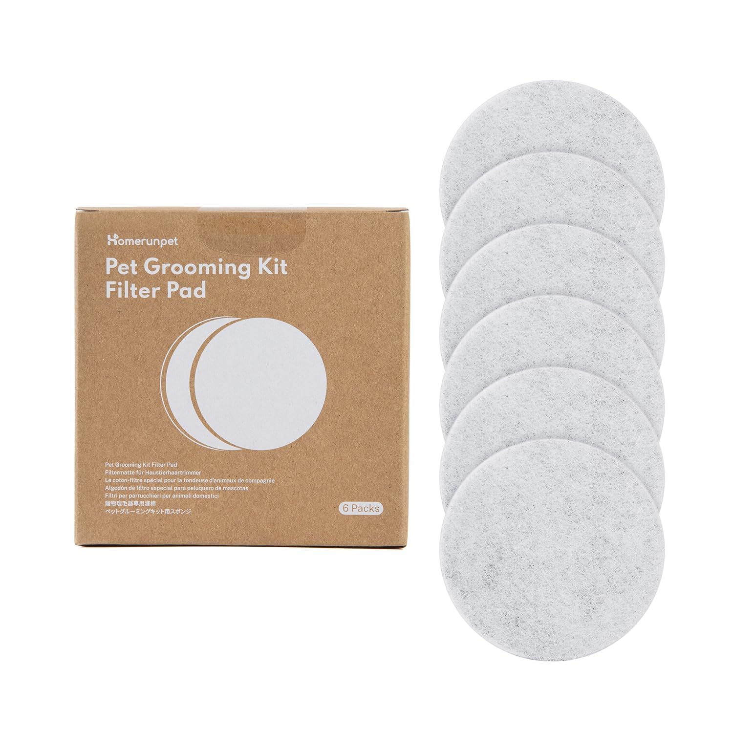 

Homerunpet Pet Grooming Kit Фильтр-губка для 6 Easy to Cats HC15, шт., чистый, для собак,