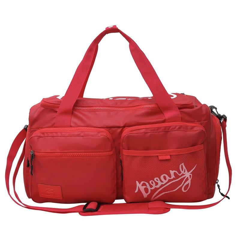 

Мужские и женские багажные сумки, обувь, простые повседневные дорожные сумки, тренировочные сумки для спортзала для влажных и сухих вещей красный