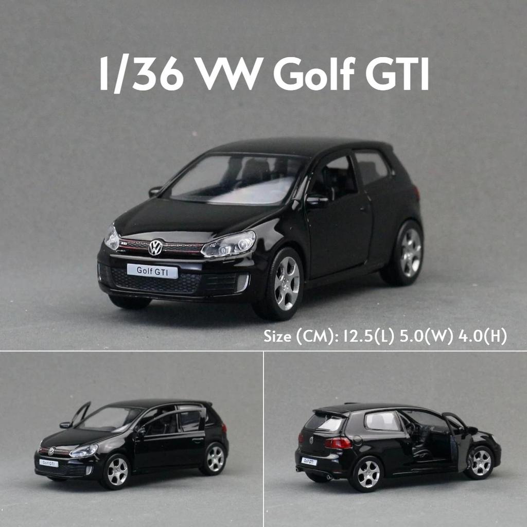 1/36 Volkswagen Golf GTI Toy Car Model for Children Diecast Metal Miniature Collection Gift for Children Boys Kid