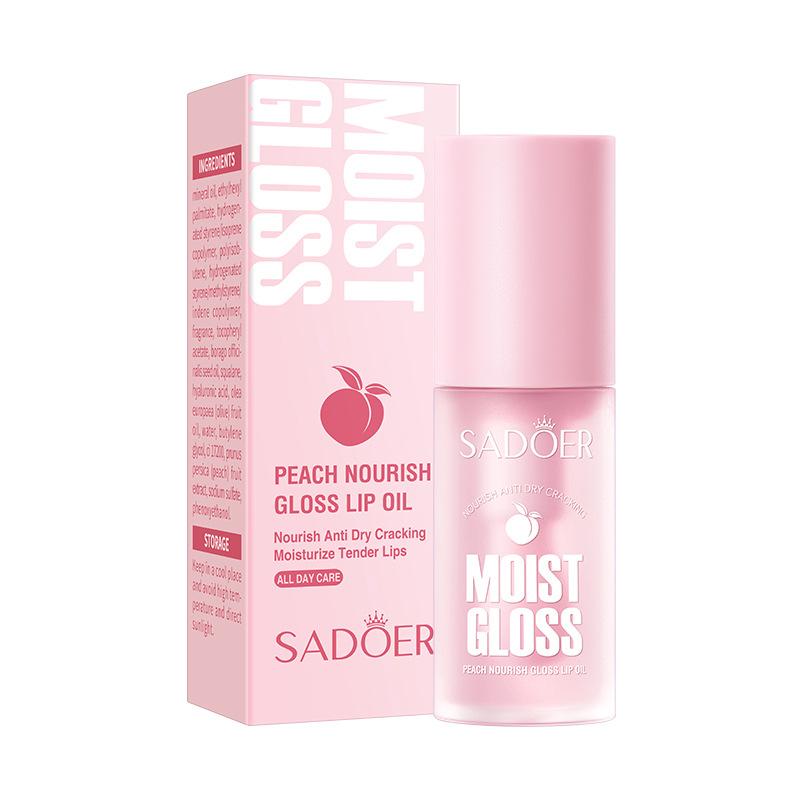 

SADOER Кристалічне желе для губ Зволожує, збільшує об єм, Блиск для губ, Милий макіяж, Помади, Тинт, Прозора сироватка, Фруктовий бальзам для губ, Косметика