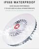 Multifunction Waterproof Rechargeable Fan Camping Light Outdoor Tent Lamp Fishing Hiking Fan Lamp Portable Emergency Night Light