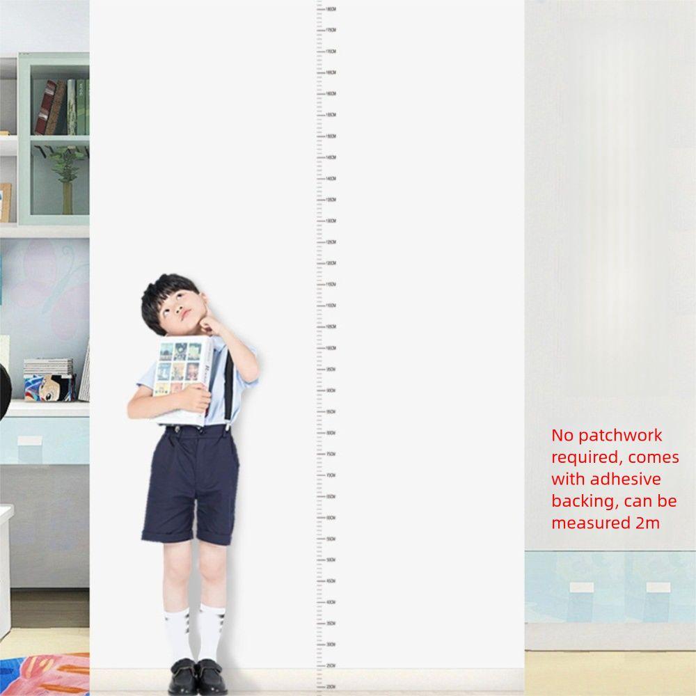 Self-adhesive Child Growth Chart Waterproof Height Measuring Tape Growth Chart Sticker  For Baby