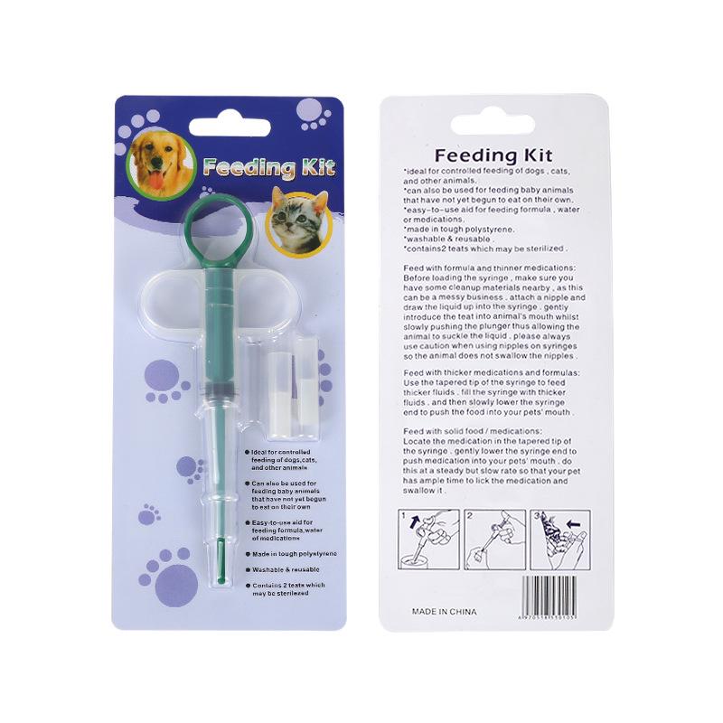 Pet Medicine Feeder - Cat & Dog Liquid/Tablet/Milk Injector Syringe