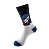 Stylish Mid-Calf Socks Men Women Animal Fruit Galaxy Print Casual Cotton