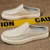 Men's shoes summer breathable low-top casual shoes outer slippers home trendy cloth shoes comfortable dad shoes