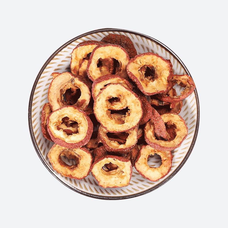 Natural Dried Hawthorn Rings - No Sulfur, No Fumigation, Large Center, Perfect for Water Soaking, Pitted.