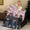 Music W-Wallows Throw Flannel Blanket, Soft Warm, Durable & Washable cute Cool