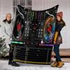 Dj Turntable Blanket Soft Comfortable All Seasons Perfect Sofa Office Naps Trips Birthday Gift Christmas Present