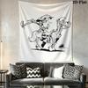 Lucky Luke Pride Wall Tapestry Aesthetic Wall Hanging Printed Fabric Blanket Decorative Tapestries for Bedroom Living Room Home Decor