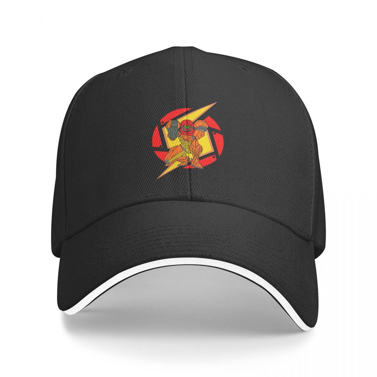 

Metroid Samus Baseball Caps Snapback Unisex Women Hats Outdoor Adjustable Casual Cap Streetwear Baseball Hat Polychromatic