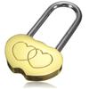 Sale Padlock Love Lock Wishing Lock Engraved Double Heart Valentines Anniversary Day Gifts