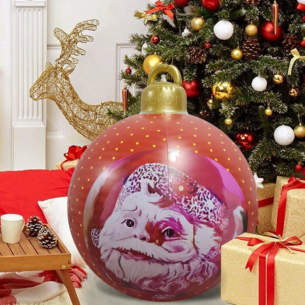 Outdoor Christmas PVC Inflatable Decorated Ball Ornament Christmas Decoration Decor