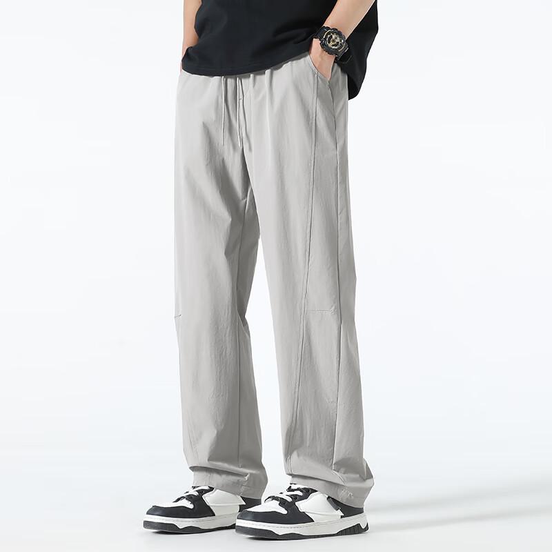 MINISO Men's Summer Casual Loose Curved Trousers