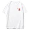 Niche design couple short-sleeved T-shirt summer new high-end versatile men's and women's short-sleeved T-shirt top