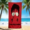 1Pc Thriller Night Poster Beach Towel, Quick Dry, Multi-Use for Beach Pool Gym Yoga Home Travel, Christmas, Halloween, Xmas Gift M929399