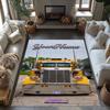 Kw Heavy Trucks Customizable Name Floor Mat Perfect for Hallway Bedrooms Outdoor Entryway Anti-slip Rug Decorate Offices