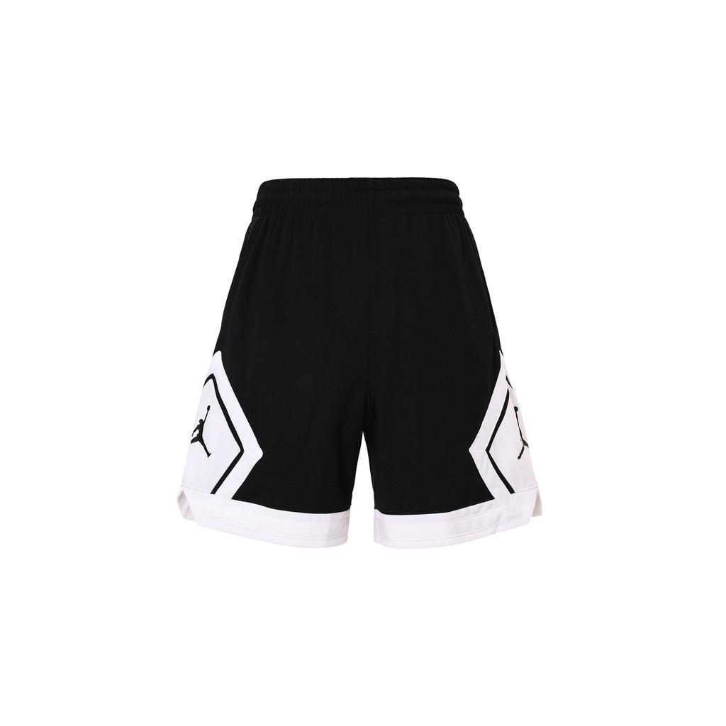 Jordan Diamond Colorblock Quick-Dry Breathable Sports Shorts Women Bottoms Black FB4589-010
