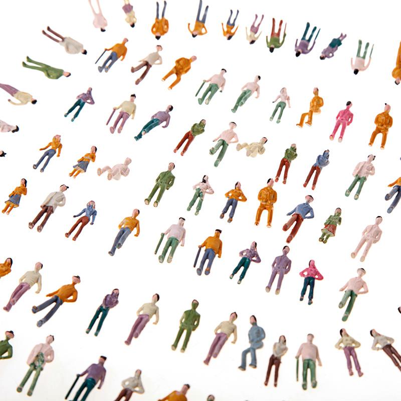 Painted Model People (1:75)