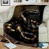 Gothic Snake Serpent Python Viper Blanket,Soft Throw Blanket for Home Bedroom Bed Sofa Picnic Travel Office Cover Blanket Kids