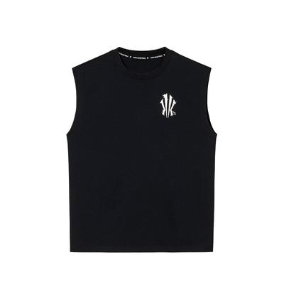 Kyrie Irving Serie Bequemer Buchstaben Rundhals Einfach Locker Vielseitig Sport Schnelltrocknend Weste Herren Tops Basic-Schwarz 172521102-3