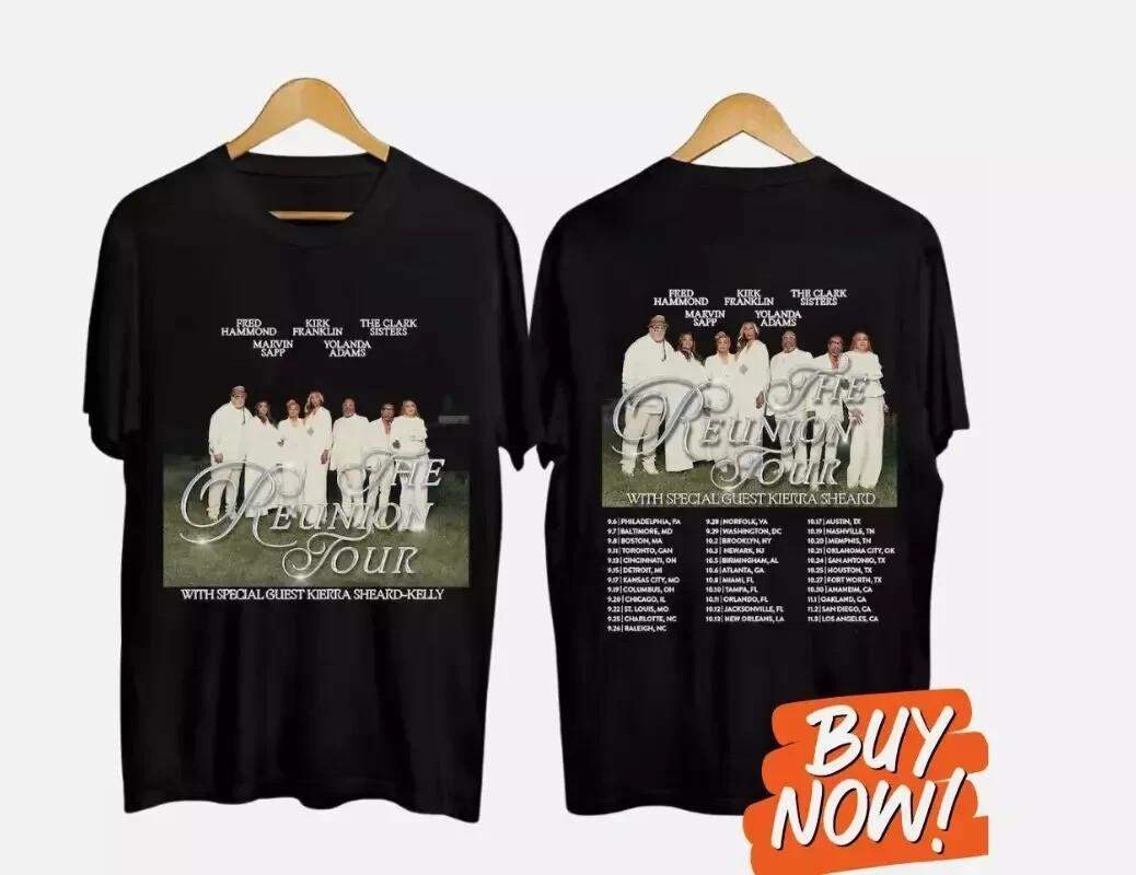 Kirk Franklin The Reunion Tour 2026 Shirt Tour Music Event T-Shirt XL