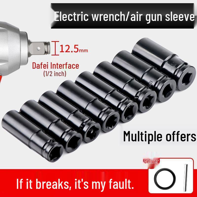 Electric Wrench Socket Set with Extended Hex Sockets