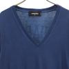 Dsquared2 Made In Italy Back Print Short Sleeve V Neck T-shirt M Navy Men's Used