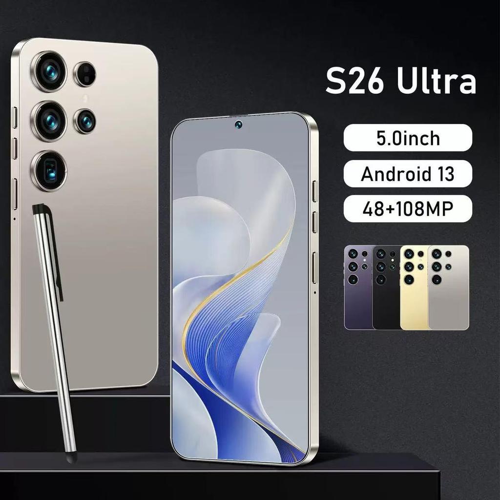S26 Ultra Android Smart Phone de Tela Grande 16+1T