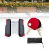 1 Set Tischtennis Schläger Set Einziehbares Netz Übung Tischtennis Set Schläger Bälle für Familie Heim-Fitnessstudio Spieler Reisen Sport
