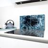 2x GLASS PROTECTIVE PLATE FOR STOVE 40x52 ICE