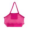 Ins Wind Transparent Mesh Shopping Bag Fashion Light And Versatile Large-capacity Portable Shopping Bag Beach Mesh Bag