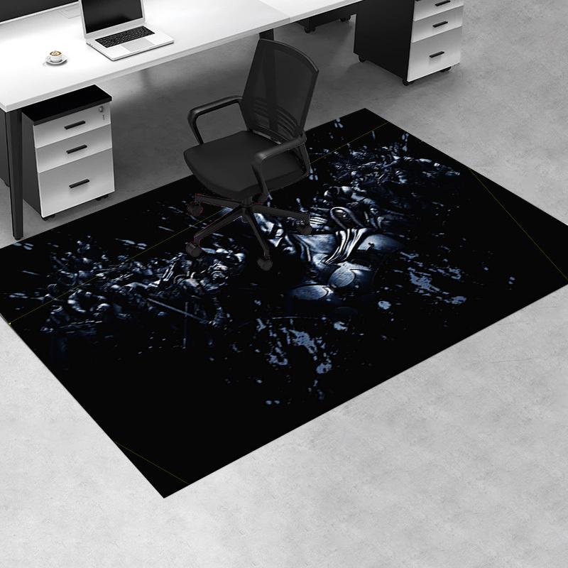 

Batman: Dark Knight s Heroic Adventure Wall Art Print Office Mat Home Decor Office Desk Chair Rugs Chair Carpet for office Chair Mat Gift Fo 60cm by 90cm