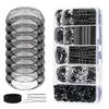 260 Pieces Dance Hair Accessories Kit Includes U Shaped Pins Bobby Pins Styling Tool for Ballet Bun and Competitions