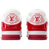 Trainer Cow Leather Low Top Skateboard Shoes Men's Red 1AJ148