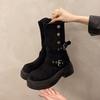 Fashionable Short Boots, New Retro Thick-soled Boots, Women's Shoes
