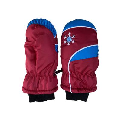 1 Pair Kids Mittens Winter Waterproof Unisex Cold Weather Gloves Print Skiing Accessories Thicken Design for Outdoor Activities