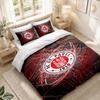 Ensemble de literie 1 housse de couette 2 taies d'oreiller FC St. Impression Football Pauli Décoration de Chambre à Coucher Maison
